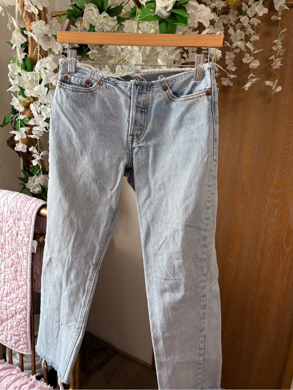 Levi's Light Blue Straight Leg Women's Jeans